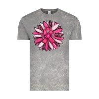 Cloud Rock breast awareness cancer pink sunflower Vintage Tee - RanaPortraitStore