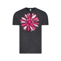 Vintage Black breast awareness cancer pink sunflower Vintage Tee - RanaPortraitStore