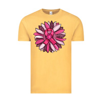 Vintage Mustard breast awareness cancer pink sunflower Vintage Tee - RanaPortraitStore