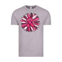 Vintage Zinc breast awareness cancer pink sunflower Vintage Tee - RanaPortraitStore