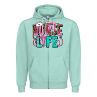 Nurse Life Zipper Hoodie | Teevron