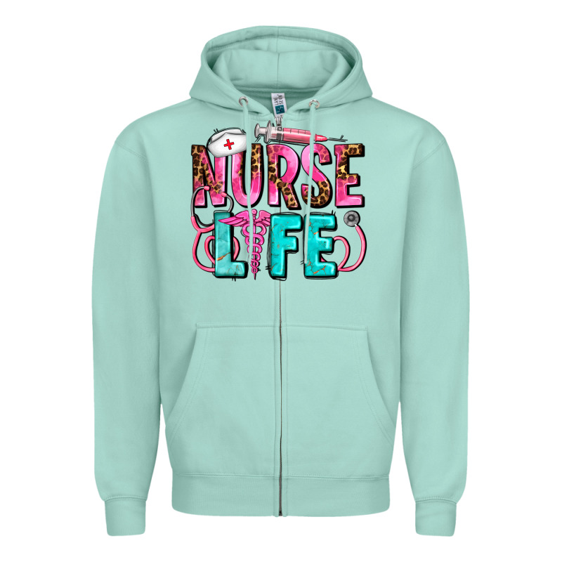 Nurse Life Zipper Hoodie by AdoDesignShop | Teevron