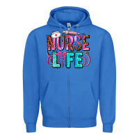 True Royal nurse life Zipper Hoodie - AdoDesignShop