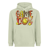Matcha game day softball Heavyweight Hoodie - MaliasSmallBusiness