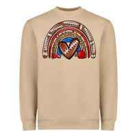 Mushroom football rainbow Heavyweight Sweatshirt - Zillion Design Studio