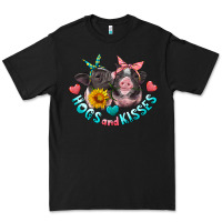 Black hogs and kisses pigs Premium Tee - Artiststas
