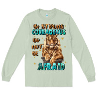 Matcha be strong and courageous Long Sleeve Tee - JahusDesignShop