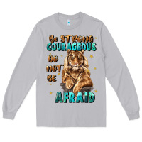 Moon Dust be strong and courageous Long Sleeve Tee - JahusDesignShop