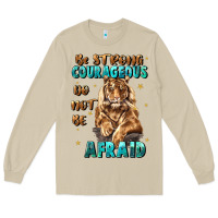 Mushroom be strong and courageous Long Sleeve Tee - JahusDesignShop