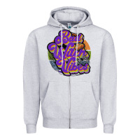 Heather Grey bad witch vibes Zipper Hoodie - JahusDesignShop