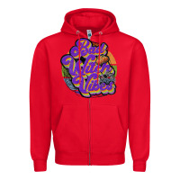 Red bad witch vibes Zipper Hoodie - JahusDesignShop