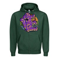 Sports Green bad witch vibes Zipper Hoodie - JahusDesignShop