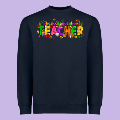 Physical Education Teacher Cinco De Mayo Heavyweight Sweatshirt Designed By Texasbilliewilder