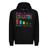 Black Battery Life Of A Educator Premium Hoodie - BundleAndBundleShop