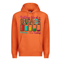 Carrot Battery Life Of A Educator Premium Hoodie - BundleAndBundleShop