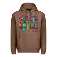 Chestnut Battery Life Of A Educator Premium Hoodie - BundleAndBundleShop