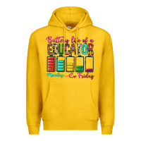 Lemon Battery Life Of A Educator Premium Hoodie - BundleAndBundleShop
