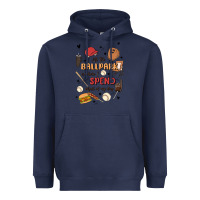 At The Ballpark Is Where I Spend Most Of My Day Heavyweight Hoodie | Teevron