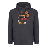 Smoke at the ballpark is where i spend most of my day Heavyweight Hoodie - MaliasSmallBusiness