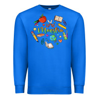 True Royal maestra teacher heart doodle Premium Sweatshirt - MaliasSmallBusiness