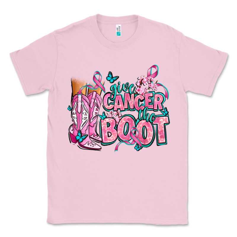 Give The Cancer Boot Classic Tee by AdoDesignShop | Teevron