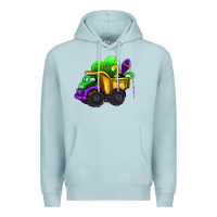 Blue Mist loads of mardi gras truck Premium Hoodie - AdoDesignShop