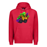 Cardinal loads of mardi gras truck Premium Hoodie - AdoDesignShop