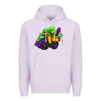 Lilac loads of mardi gras truck Premium Hoodie - AdoDesignShop