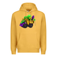 Mustard loads of mardi gras truck Premium Hoodie - AdoDesignShop