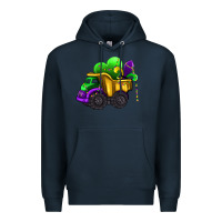 Navy loads of mardi gras truck Premium Hoodie - AdoDesignShop