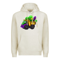 Oatmeal Heather loads of mardi gras truck Premium Hoodie - AdoDesignShop