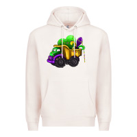 Pale Pink loads of mardi gras truck Premium Hoodie - AdoDesignShop