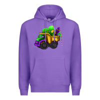 Purple loads of mardi gras truck Premium Hoodie - AdoDesignShop