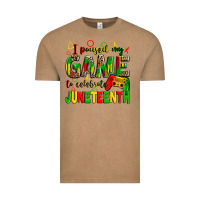 Vintage Coffee i paused my game to celebrate juneteenth Vintage Tee - Zillion Design Studio