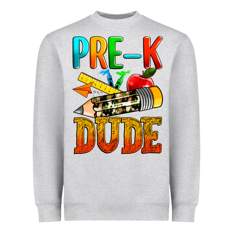 Pre K Dude Heavyweight Sweatshirt by texasbilliewilder | Teevron