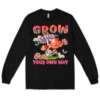 Black grow your own way Long Sleeve Tee - JahusDesignShop
