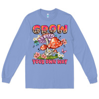 Colony Blue grow your own way Long Sleeve Tee - JahusDesignShop
