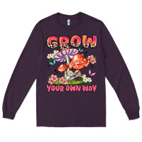 Plum grow your own way Long Sleeve Tee - JahusDesignShop