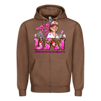 Chestnut lvn licensed vocational nurse Zipper Hoodie - AdoDesignShop