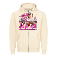 Sandshell lvn licensed vocational nurse Zipper Hoodie - AdoDesignShop