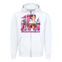 White lvn licensed vocational nurse Zipper Hoodie - AdoDesignShop