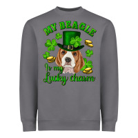 Storm st.patrick's day my beagle is my lucky charm Heavyweight Sweatshirt - RanaPortraitStore