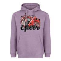 Lavender cheer Heavyweight Hoodie - MaliasSmallBusiness