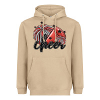 Mushroom cheer Heavyweight Hoodie - MaliasSmallBusiness