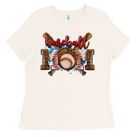 Bone baseball mom Ladies Tee - AdoDesignShop