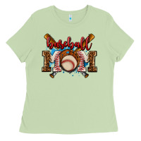 Matcha baseball mom Ladies Tee - AdoDesignShop