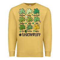 Antique Gold teacher st.patrick's Premium Sweatshirt - MaliasSmallBusiness