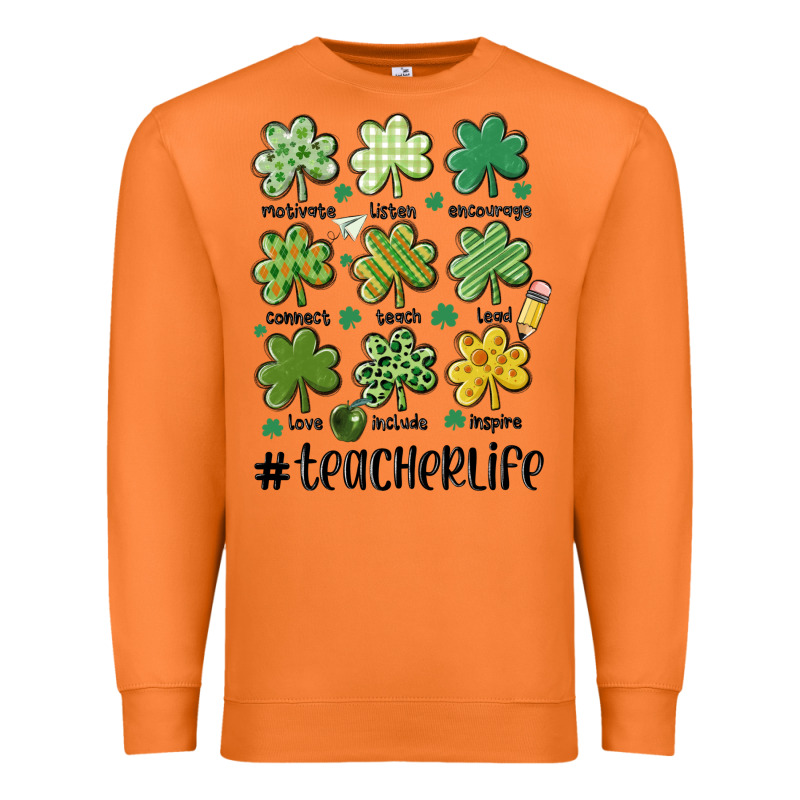 Teacher St.patrick's Premium Sweatshirt by MaliasSmallBusiness | Teevron