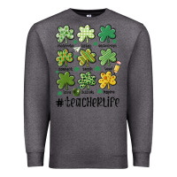 Charcoal Heather teacher st.patrick's Premium Sweatshirt - MaliasSmallBusiness