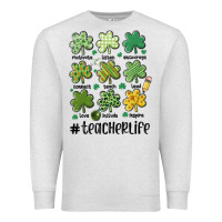 Oatmeal Heather teacher st.patrick's Premium Sweatshirt - MaliasSmallBusiness